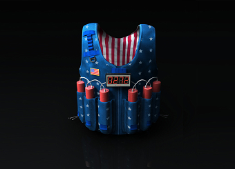 Home Grown Terrorism Illustration