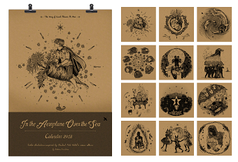 Neutral Milk Hotel's ITAOTS Illustrated Calendar 2018