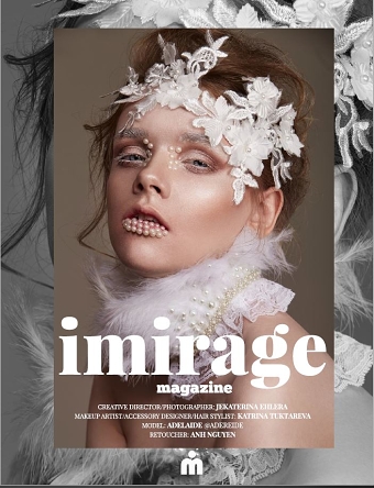 IMIRAGE Magazine Punlication FRONT COVER - White Angel
