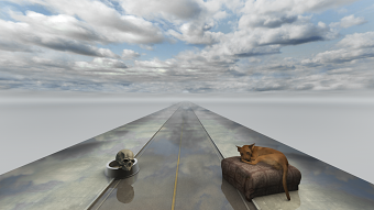 Gave the dog a bone - 3D artwork