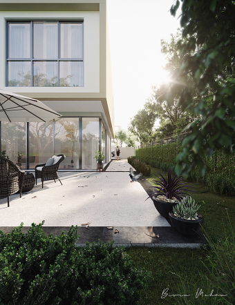 Villa Courtyard