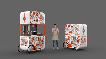  Mobile Coffee Cart