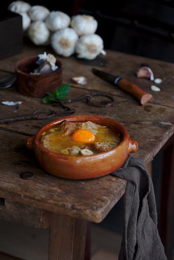 Garlic broth - for Mediterranean Living