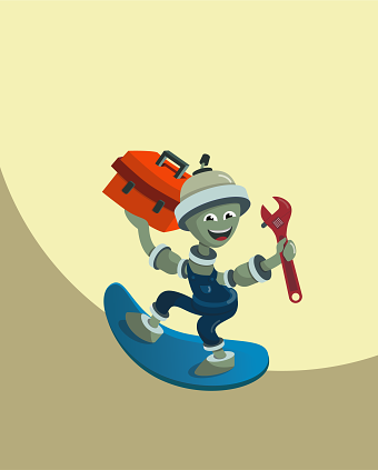 Plumbing mascot