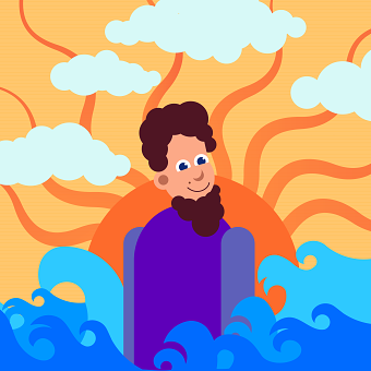 Wave man
