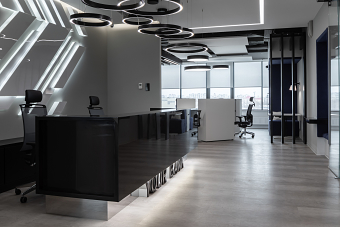 Interior photoshoot of commercial office space, Kyiv