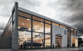 Vw car showroom