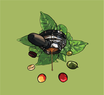 Unused Coffee Illustration & Design