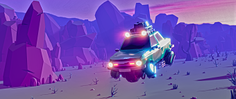 Hovercar animation action shots