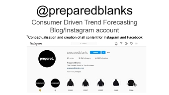 Prepared Blanks- Social media management and content creation