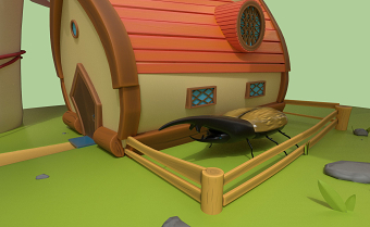 Fantasy Mushroom house