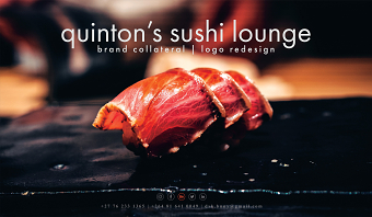 Quinton's Sushi Lounge Rebrand