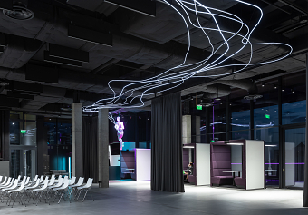 Interior photoshoot of PM Hub creative space, Ukraine