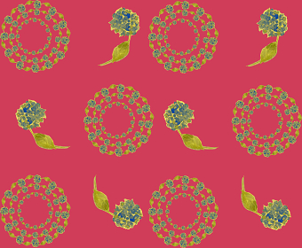 Hydrangea Print for Fashion