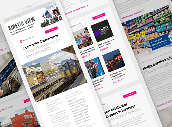 Kinetic: Newsletter template and social media