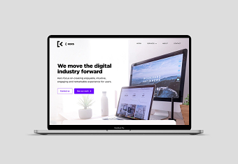 KERS homepage design