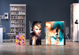 Textile Lightboxes Visualization