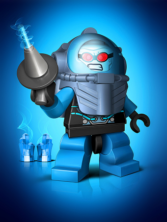 Lego Batman "Mr. Freeze" Illustration