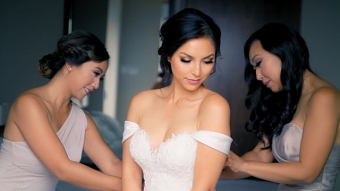 Clean / high key look for wedding video