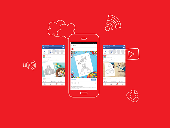 STABILO - social media images and drawings