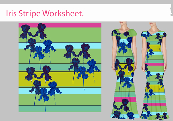 Iris Stripe Worksheet