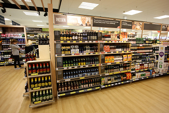 Beers, wines and spirits redesign.