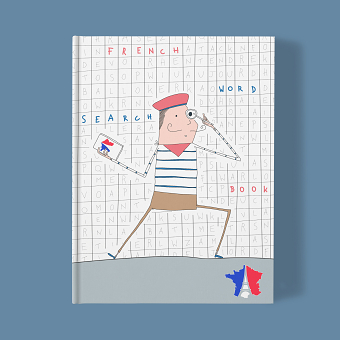 Book cover: French word search