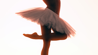 3D Illustration: Ballet Dancer