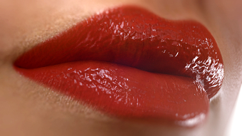3D Illustration: Lips