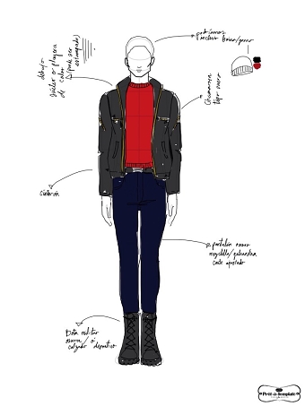 Fashion styling for a short film
