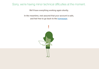 404 page - redesign