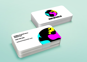 Inkworld logo and card