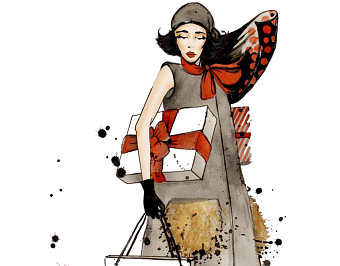 Shopping lady