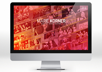 Marie Korner Website Design