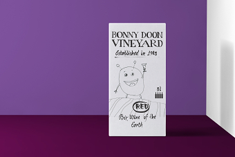 Concept of wine box packaging