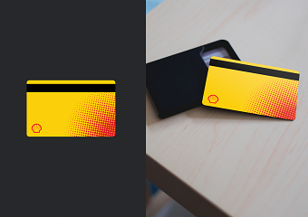 Shell & Mercedes e-points card design