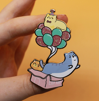 Purrsonality Pins