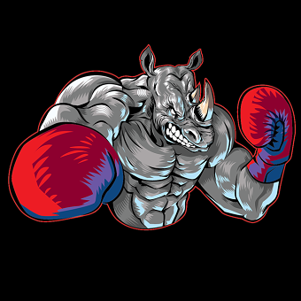 rhino- buff animal series