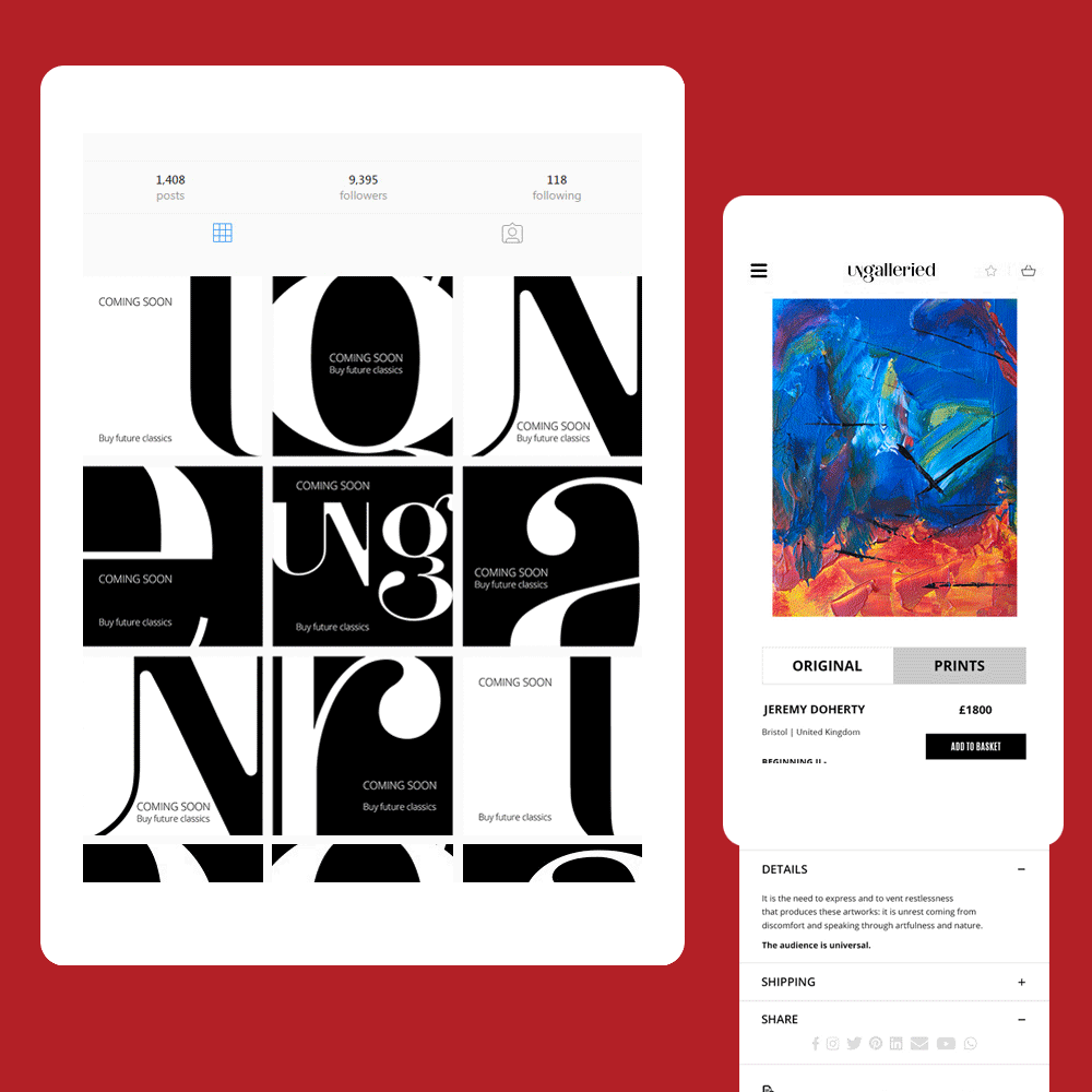 Brand and web for Ungalleried