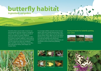 Wildlife habitat Information Interpretation Signs - Central Bedfordshire Council