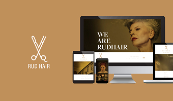 Rudhair - website design and build - responsive site