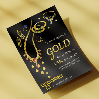 Promotional Leaflet and Bus Stop Banner - Unbolted