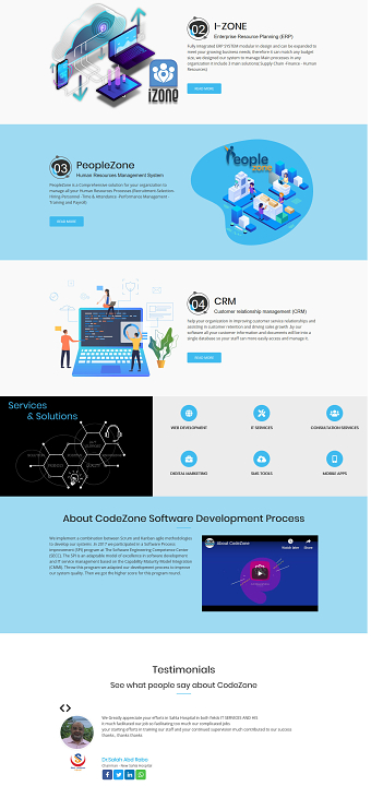 Release of CodeZone new website