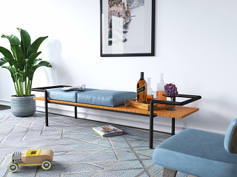 T904 Bench - 3D Model
