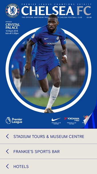 Chelsea Match day program