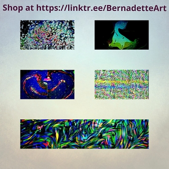 Flyer showcasing chimes in abstract art