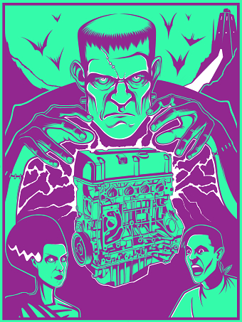 frankenstein poster