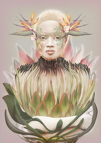 Digital Painting - "Priestess" Series 2017
