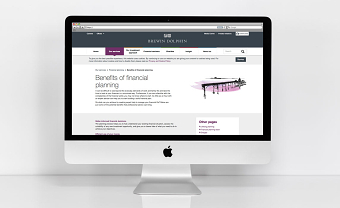 Brewin Dolphin Website Illustrations
