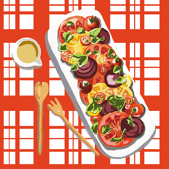 Sample food Illustration - Salad